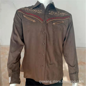 Popular Long-sleeve Western Charro Men's Shirts